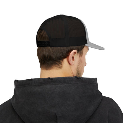 Speedway Embroidered Snapback Trucker Cap | Stylish Men's Accessory, Cool Gift Idea, Casual Summer Wear, Outfit Enhancer, Sporty Hats