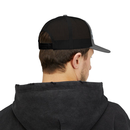 Speedway Embroidered Snapback Trucker Cap | Stylish Men's Accessory, Cool Gift Idea, Casual Summer Wear, Outfit Enhancer, Sporty Hats